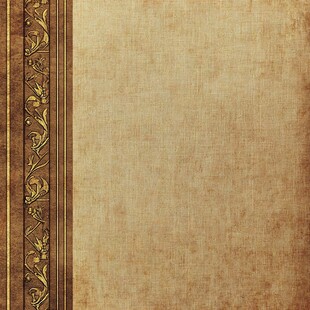 复古花纹边框旧纸张背景