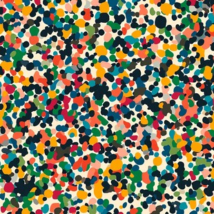 多彩抽象点状图案背景