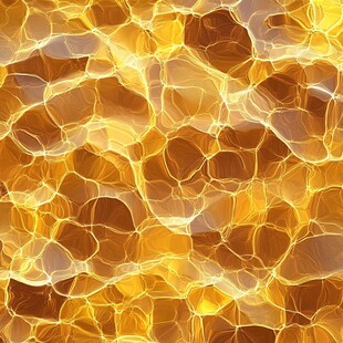金色透光细胞纹理背景图
