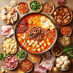 丰盛火锅食材大集合