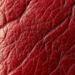 红色皮革纹理特写