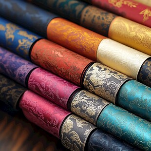 多彩中式卷轴尽显古典韵味