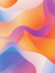 梦幻渐变流体抽象背景图