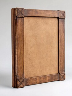 复古木质相框展示架