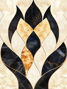 奢华大理石花纹装饰图案