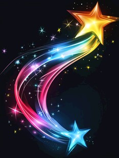 梦幻流星双星闪耀特效