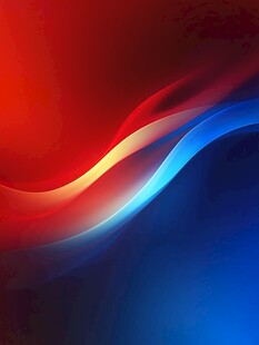 红蓝渐变动感流体背景图