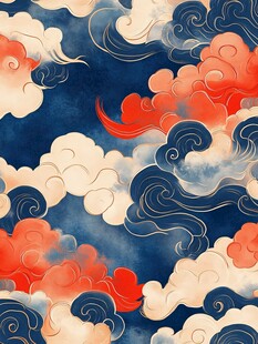 中式云纹图案