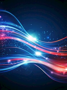 炫彩动感光线背景图