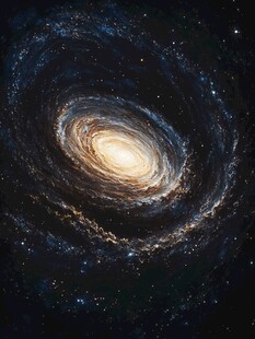 梦幻螺旋星系太空美景