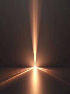 金色光束神秘光影效果