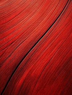 红色木纹纹理特写