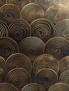 金色螺旋纹理背景图案