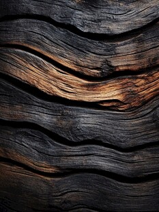 沧桑老木材纹理特写