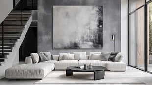 现代简约风客厅室内美景