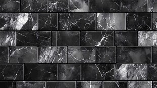 黑白大理石瓷砖纹理图案