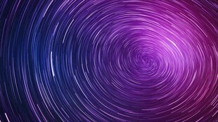 梦幻紫色星空旋转特效