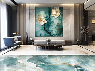 奢华现代风客厅艺术空间