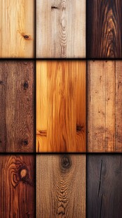 多样木纹木板材质展示