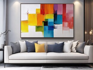 现代客厅抽象艺术挂画装饰