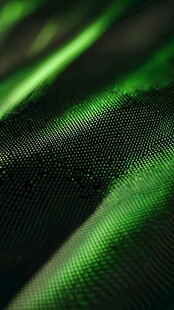 绿色纹理布料特写