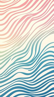 渐变波浪线条背景图案