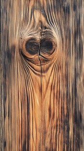 木纹中的独特树结纹理