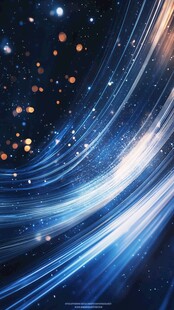 梦幻星际流光背景图