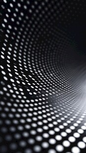 黑白点阵科技感视觉效果