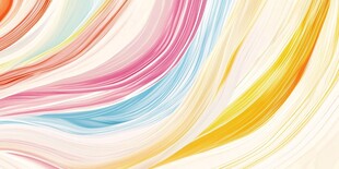 多彩流动线条抽象背景图