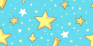 梦幻星星背景图案