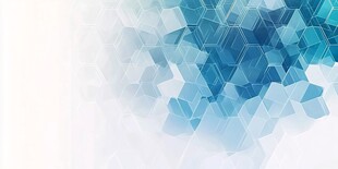 蓝白几何多边形抽象背景