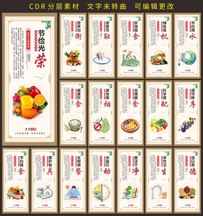 食堂文化展板