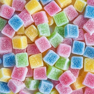 多彩方块软糖 甜蜜诱惑