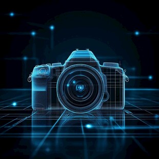 科技风相机图像