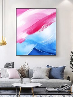 现代简约风客厅抽象装饰画