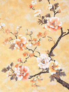 中式繁花枝头图