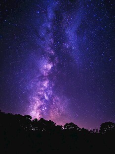 梦幻璀璨的夜空星河