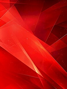 红色炫彩几何线条背景图