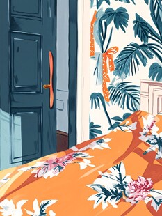 卧室一角的花卉与绿植风情