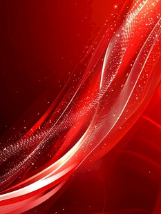 红色动感线条梦幻背景图