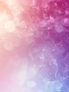 梦幻渐变星光花卉背景图