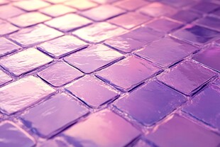 梦幻紫色马赛克瓷砖纹理