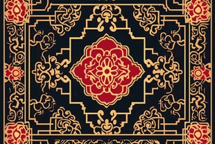 中式古典花纹图案设计
