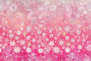 梦幻粉色花卉图案背景