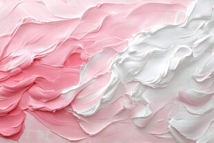 粉白奶油质感纹理背景图