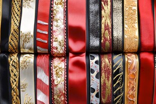 多彩精美装饰缎带集合