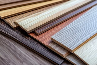 多样木质地板样品展示