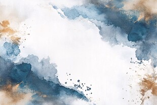 水彩晕染抽象背景纹理图