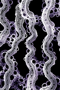 梦幻蕾丝花纹图案背景